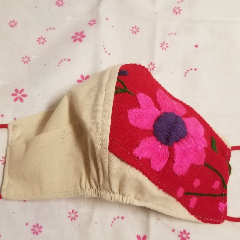 Mascarilla de flor
